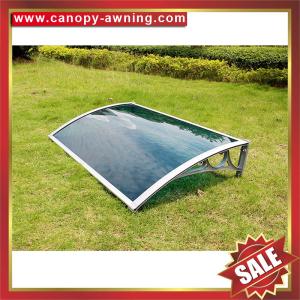 Wholesale nice diy door window pc polycarbonate canopy awning shelter canopies cover with cast aluminum alu bracket arm support from china suppliers