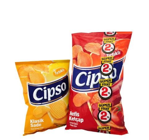 Heat Sealing Custom Printed Snack Food French Fries / Frozen Potato Chips Packaging Bag