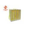 Buy cheap Large Dust Holding Capacity H13 5μM Aluminum Bag Filter Yellow from wholesalers