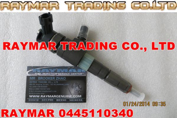Buy cheap BOSCH common rail injector 0445110340 for Ford AV2Q-9F593-BA, Peugeot Citroen 1980S5 from wholesalers