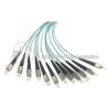 Buy cheap Om3 MPO TO 12 * FC 2M Mpo Fanout Patch Cable UPC from wholesalers