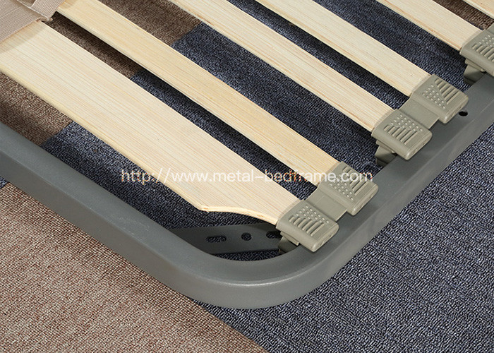 150cmx200cm Queen Size Noiseless Slat Bed Frame With Plastic Plots