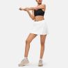 Buy cheap Quick Dry Active Yoga Shorts Breathable Tennis Womens Workout Skirt from wholesalers