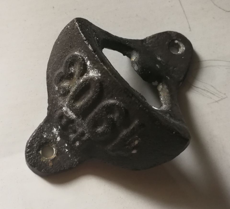 Wall Mount Iron Bottle Opener Cast Iron Crafts For Bar Club