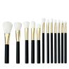 Buy cheap Professional Travel Makeup Brush Set 12pcs With Classic Portable Cosmetic Bag from wholesalers