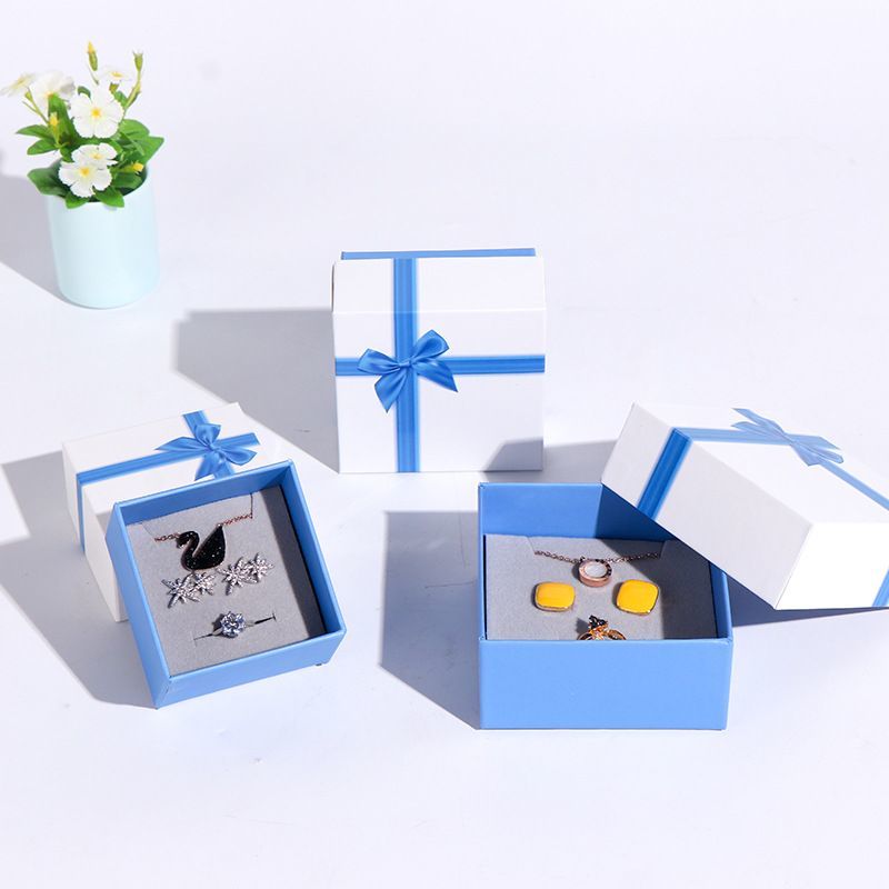 Necklace Earring Jewelry Packaging Gift Paper Box
