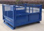 Buy cheap Foldable Steel metal Collapsible Pallet Cage Container 50x50 from wholesalers