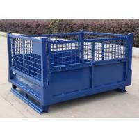 Buy cheap Foldable Steel metal Collapsible Pallet Cage Container 50x50 product