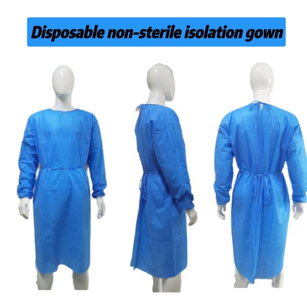 Buy cheap Antistatic Blue Surgical Gown Breathable Hypo Allergenic Adult Disposable VASTPROTECT-501 from wholesalers