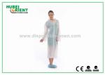White Disposable Use Waterproof PE Visitor Coat 125x150cm for factoy/workshop