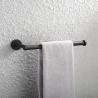 Buy cheap Modern Design Towel Rack Wall Mounted Black Paint Bathroom Accessories Set from wholesalers