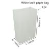 Buy cheap Recyclable 60gsm 70gsm White Kraft Paper Carry Bags For Food Packaging from wholesalers