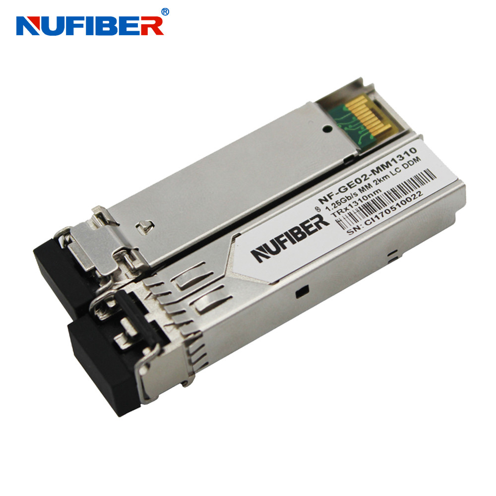 Singlemode SFP Fiber Module 1310nm 1490nm 20km For High Speed Signal