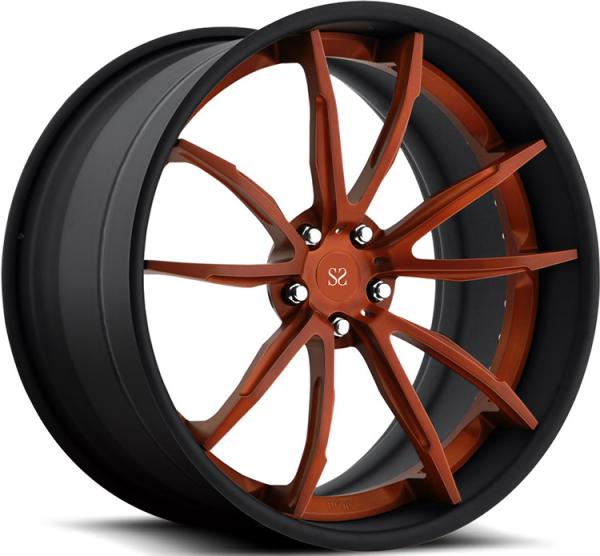 Brushed Bronze 19inch Concave 2Piece Forged Rims For Mclaren 570s 20inch