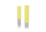 Eyebrow Tattoo Double Rows Yellow Shade Blade 15M & 19M1 For Microshading /