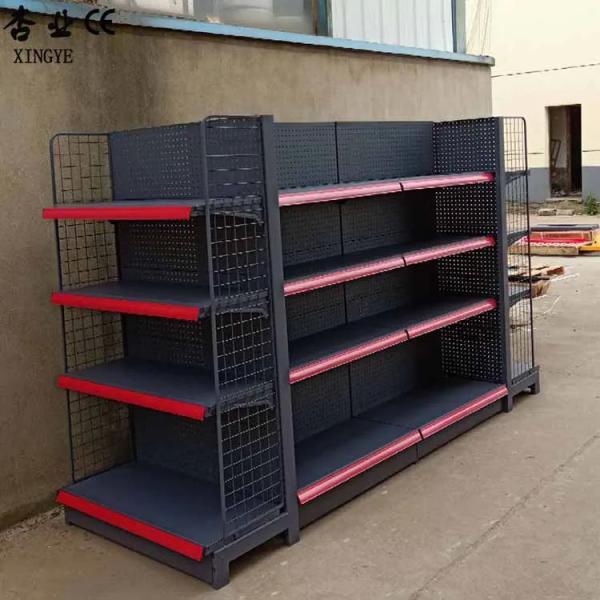 Buy cheap Factory customized color size shelved supermarkets store shelf retail walling gondolas from wholesalers