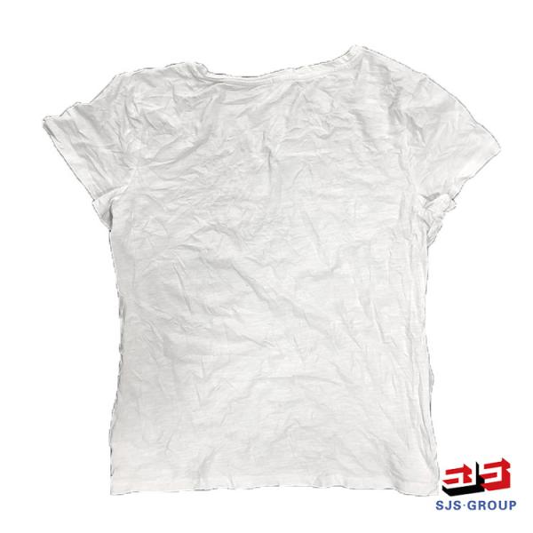Pure White T Shirt Wiping Cotton Oil cutting used clothes Cleaning Rags Waste