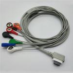 Compatible GE Dynamic Holter ECG Cable 7 Leads One Piece Snap 16 Pin Medical