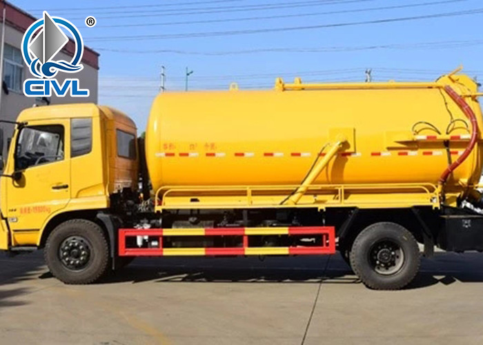 new HOWO 4x2 8M3 Vacuum Sewage Suction Tanker Truck For Sale 266hp engine
