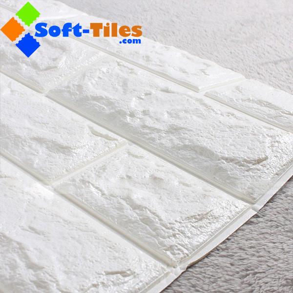 Buy cheap White 70x77cm Xpe Foam Wall Stickers 3d Wallpaper 4mm Thickness from wholesalers