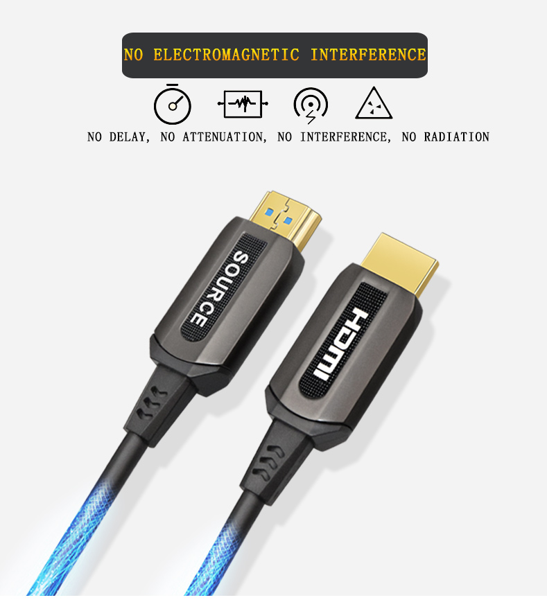10m High speed support 4K 3D optical fiber AOC HDMI 4K cable