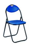 PVC Colorful chipboard Wooden Metal Furniture Iron Foldable Chair For Meeting