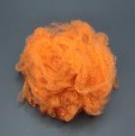Flame Retardant Color Fiber Recycled Polyester Staple Fiber Virgin Grade In Grey