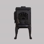 Black Garden Wood Burner Chimney Cast Iron Outdoor Fireplace European Style