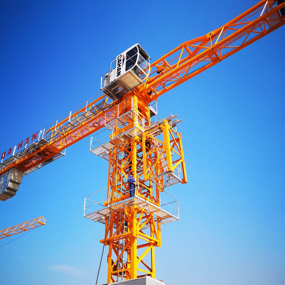 Topless Tower Crane For Construction Max. Lifting Height 60m Zoomlion T7015-10E WA7025-10E