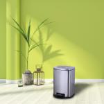 Corrosion Proof 260mm Height Mini Stainless Steel Trash Can