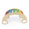 Buy cheap OEM Baby Montessori Rainbow Wooden Climbing Frame from wholesalers