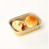 Buy cheap Golden Aluminum Foil Pan Disposable Foil Fast Food Container To Takeout Cake Trays Boxes Foil Container Food Pack from wholesalers