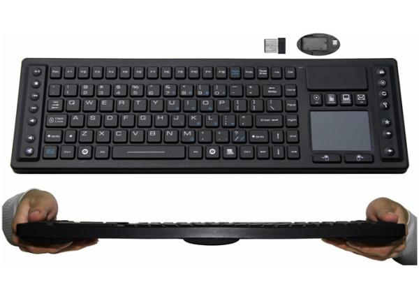 Buy cheap Waterproof 2.4GHz Wireless Medical Keyboard 85 Keys Silicone Material IP67 from wholesalers