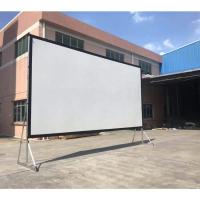 Buy cheap 300 Inch 16:9 Front Or Rear Fast Fold Projection Screen Portable Outdoor Quick product