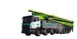Automatic Zoomlion Truck Mounted Concrete Pump 56m Placing Depth 63X-6RZ Model