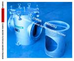 AUXILIARY MACHINE SEAWATER PUMP INLET STAINLESS STEEL 316L STRAIGHT THROUGH