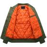 Buy cheap Winter Custom Mens Bomber Jacket Zipper Windproof Quilted Jacket from wholesalers