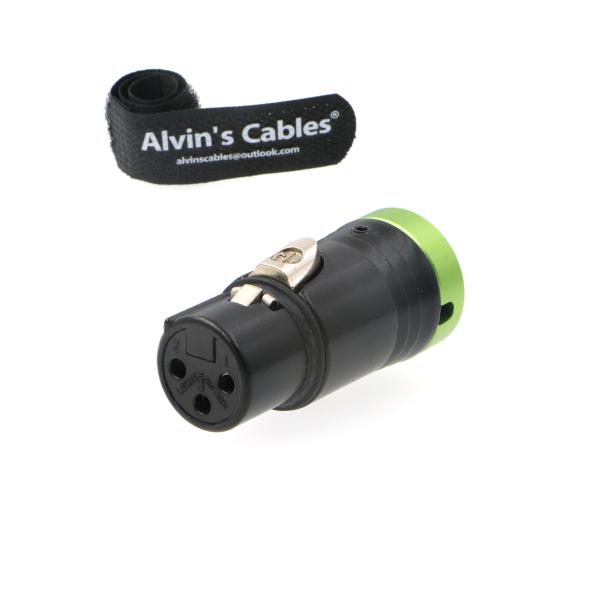 Buy cheap Low Profile Aluminum 3 Pin Female XLR Connector For Audio Devices from wholesalers