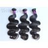 Buy cheap 12 - 30 Inch Peruvian Virgin Hair / Natural Black Body Wave Hair from wholesalers