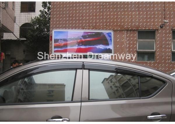 Buy cheap High Luminance 6mm Epistar Taxi LED Display JPG BMP WMF Picture , 192×96 mm P6 LED Display from wholesalers