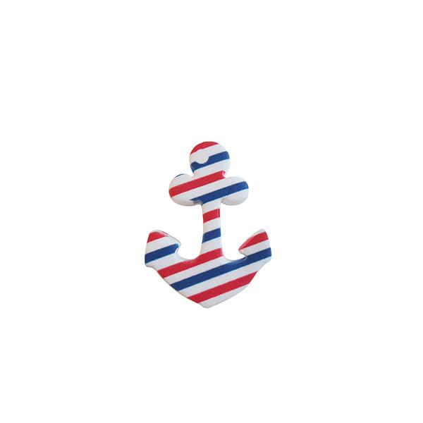 Buy cheap Navy Stripe Anchor Design Edible Decorations For Kids Party OEM Available from wholesalers