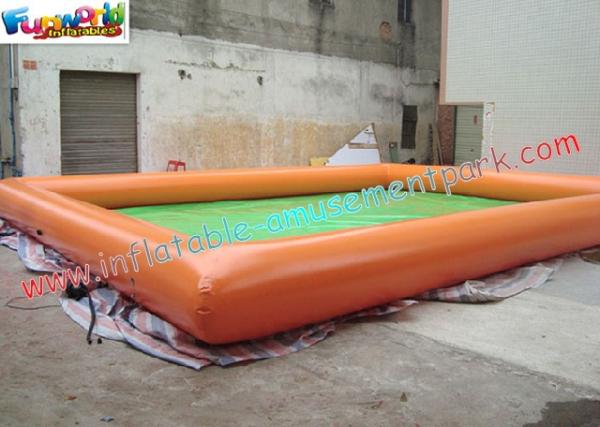 Buy cheap Outdoor Small Orange Inflatable Water Kids Pool for Swimming and Walk Roller from wholesalers