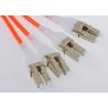 Buy cheap LSZH Jacket LC - LC Fiber Optic Patch Cables MM Duplex G652D 50 / 125 Fiber Optic Cable from wholesalers