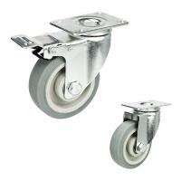 Buy cheap Non Marking TPR 75mm Medium Duty Casters For Medical Trolley product