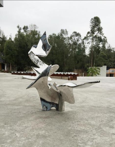 Buy cheap Customized Metal Statue Modern Abstract Sculpture Outdoor For Decoration from wholesalers