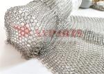 Decorative Stainless Steel Metal Chain Mail Ring Mesh For Partition Curtain Wall