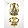 Buy cheap Wraped Coffin Decoration Corner 4# Gold Color Free Samples BV Approved from wholesalers