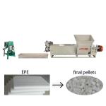 40 Cr Screw Material EPE Plastic Recycling Granulator Machine for Plastic