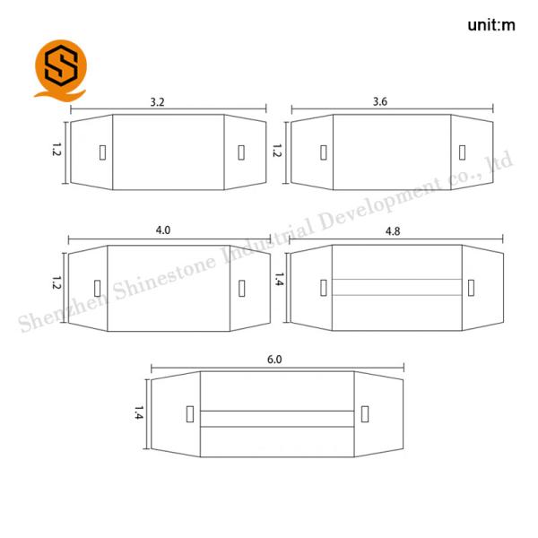 Quality Solid Surface Meeting Room Table 2.4m 3m 3.5m 4m Customized for sale