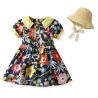 Buy cheap Summer Children'S Clothing Polka Dot Puff Sleeves Baby Girl Dresses With Visor Hat from wholesalers